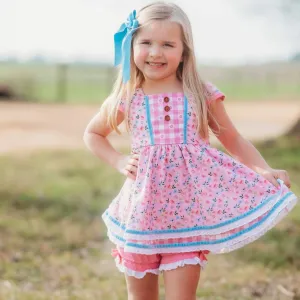 Pink Floral Sawyer Set
