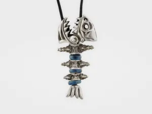 Piranha Skeleton Pendant