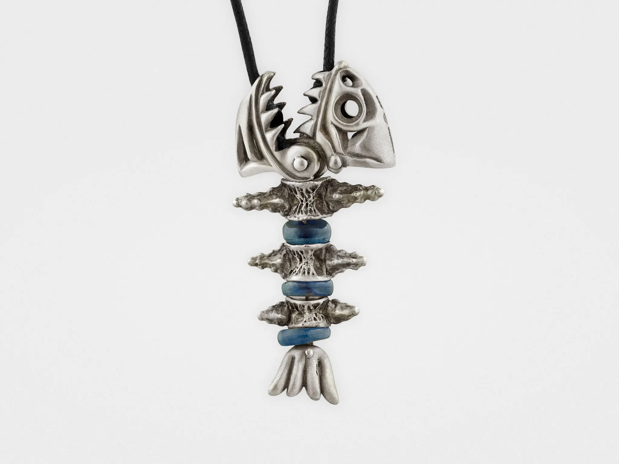 Piranha Skeleton Pendant