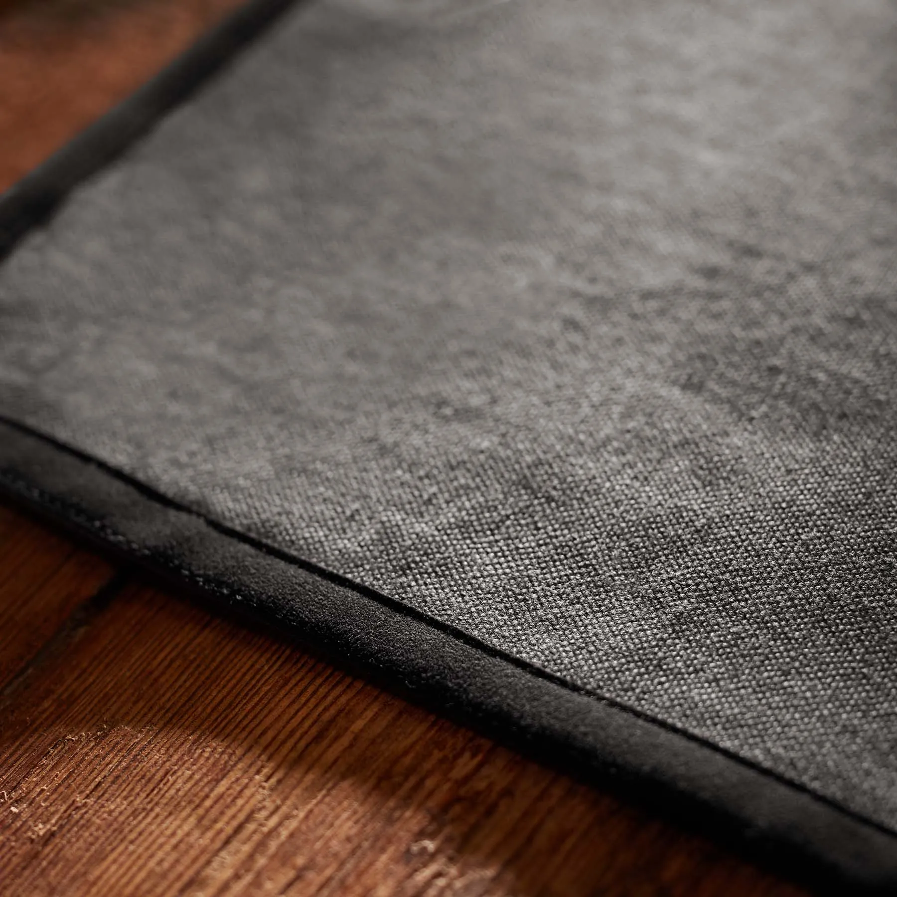 Placemat with Suede Trim - Ink