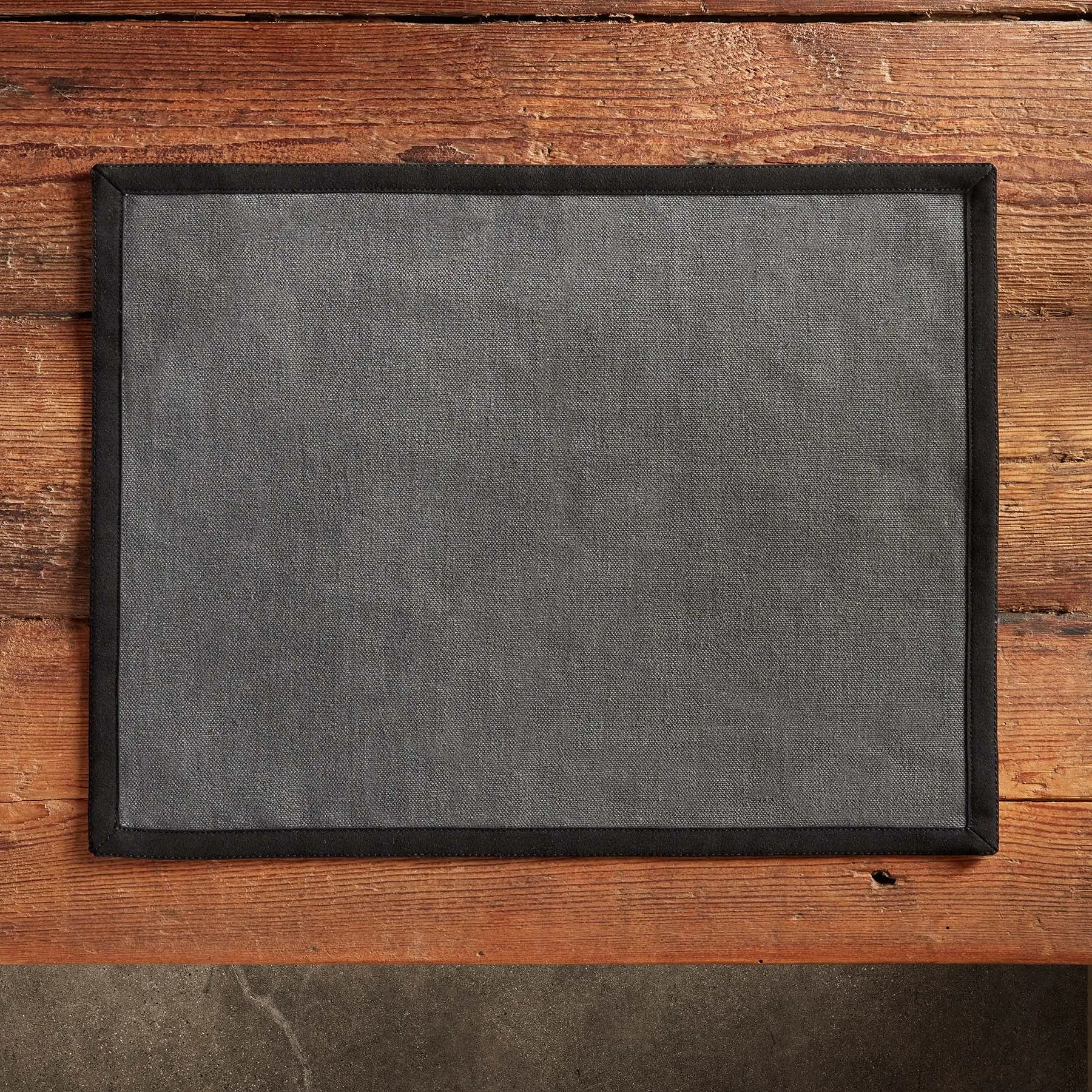 Placemat with Suede Trim - Ink