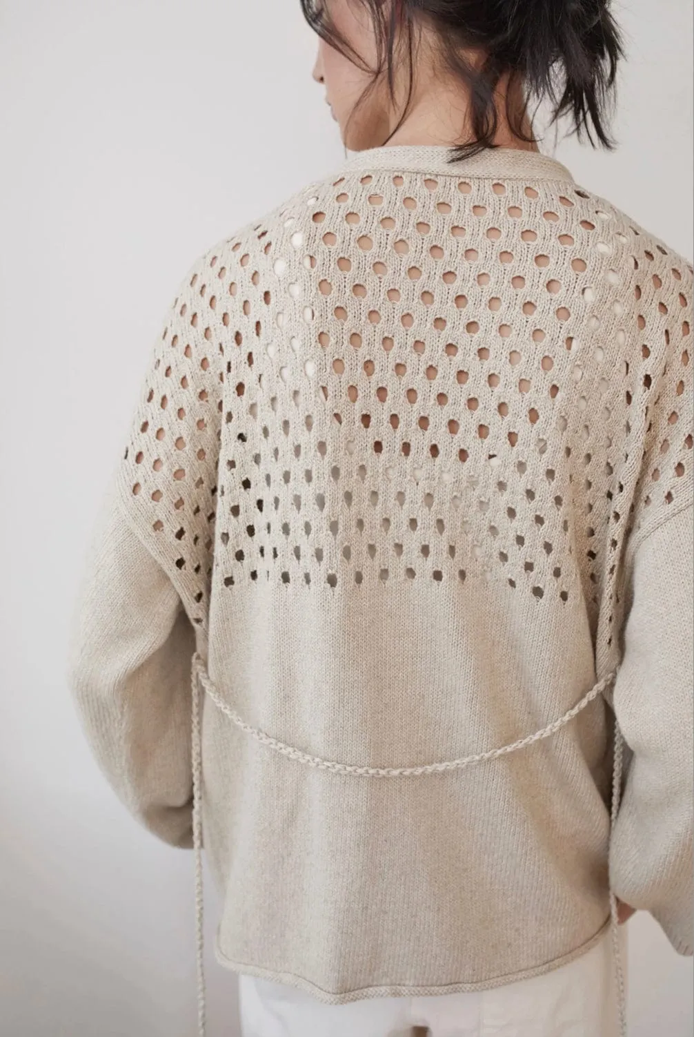 Pointelle Wrap | Natural