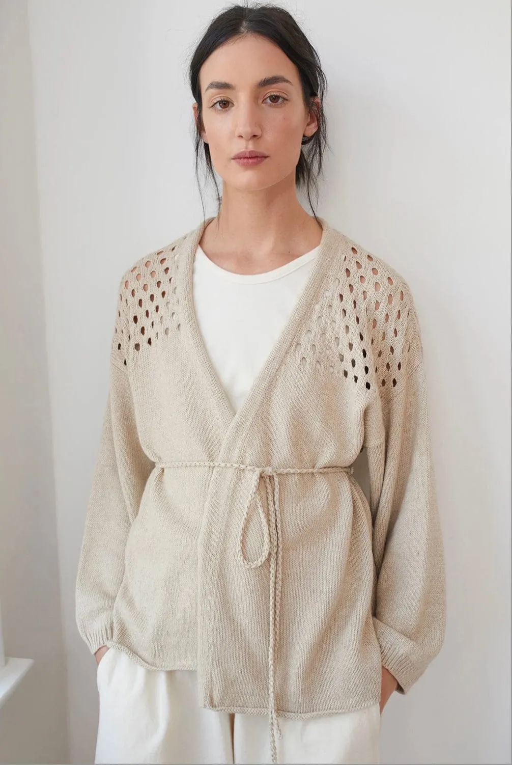 Pointelle Wrap | Natural