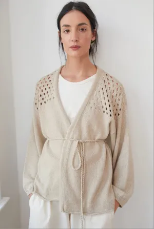 Pointelle Wrap | Natural