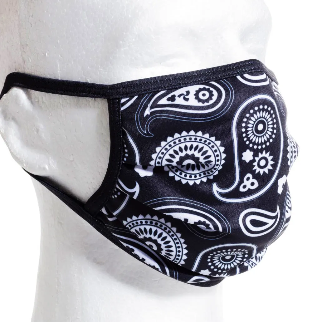 PRINTED BANDANA - ACCORDION MASK