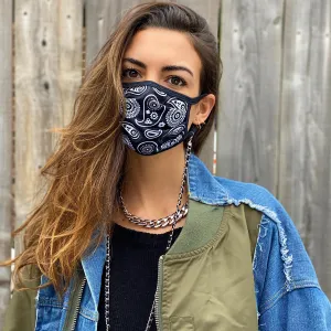 PRINTED BANDANA - ACCORDION MASK