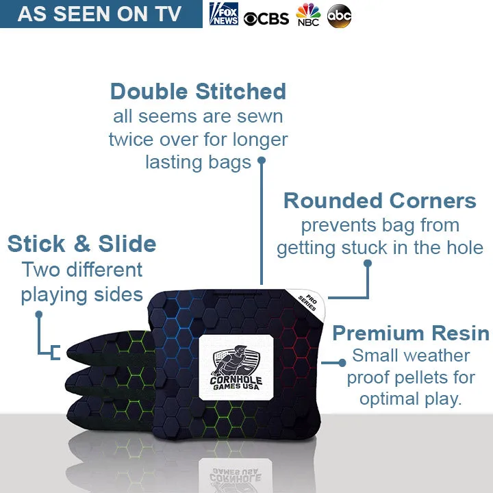 Pro Series Hexagon Cornhole Bags