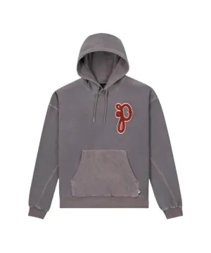 P's Script Hoodie - Washed Fog