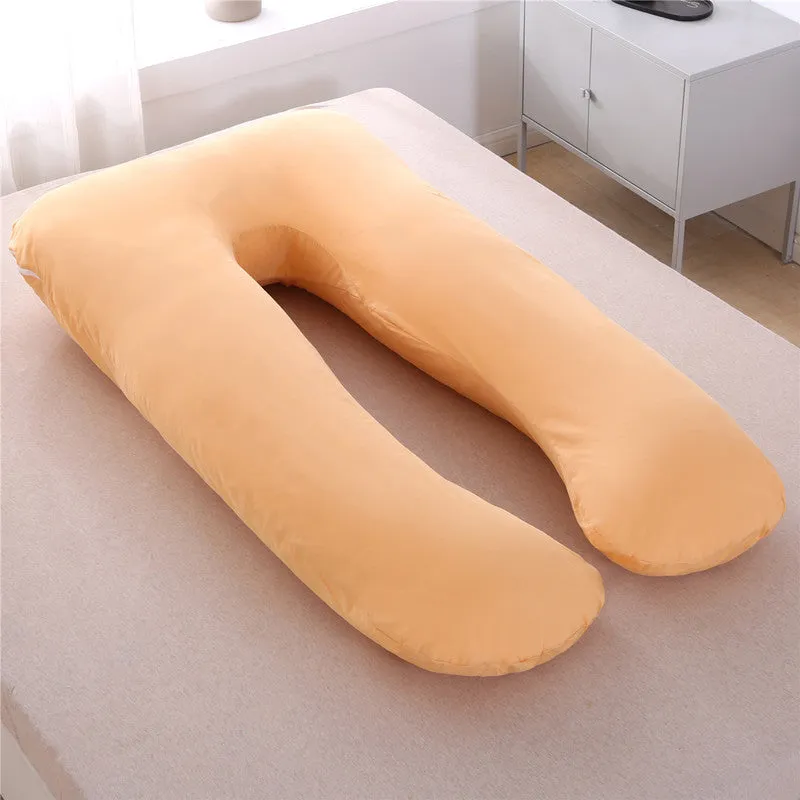 Pure Cotton U-Shaped Maternity Pillow