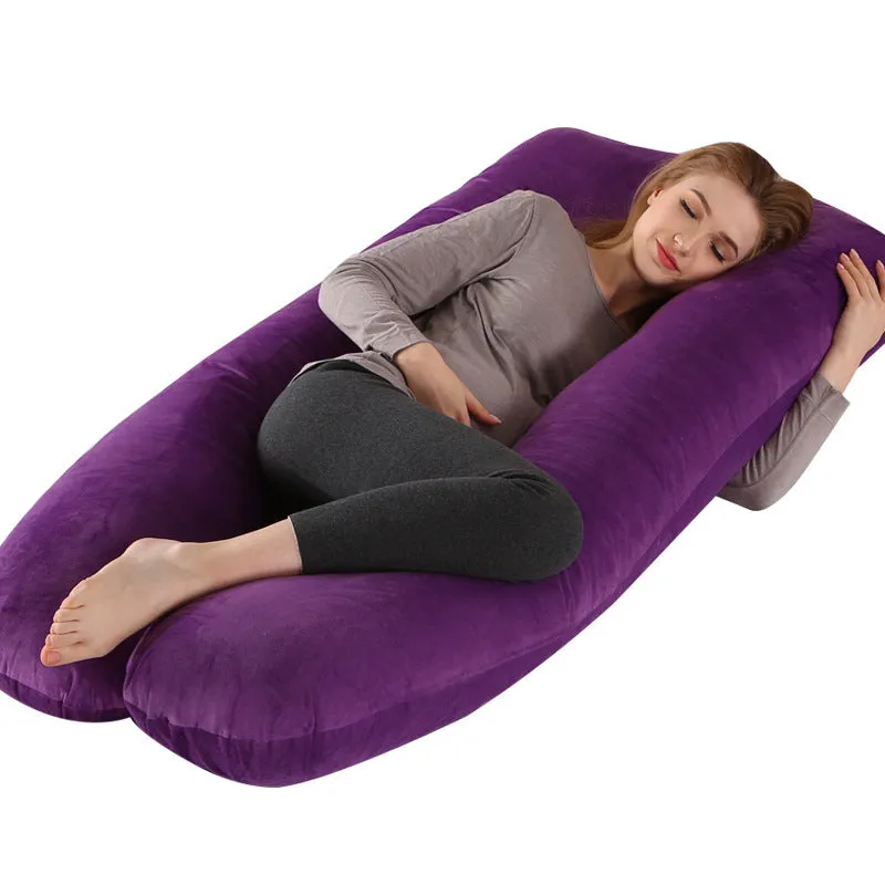 Pure Cotton U-Shaped Maternity Pillow