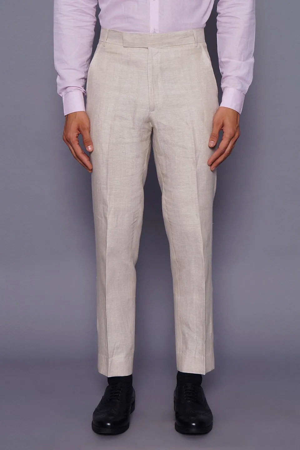 Pure Linen Natural Pant