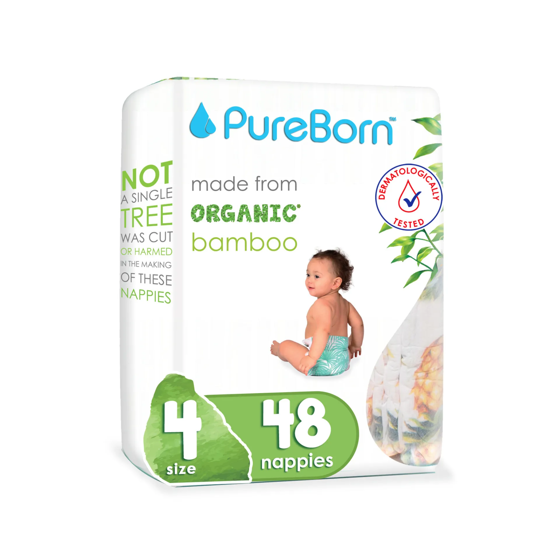 Pureborn Nappies Size 4