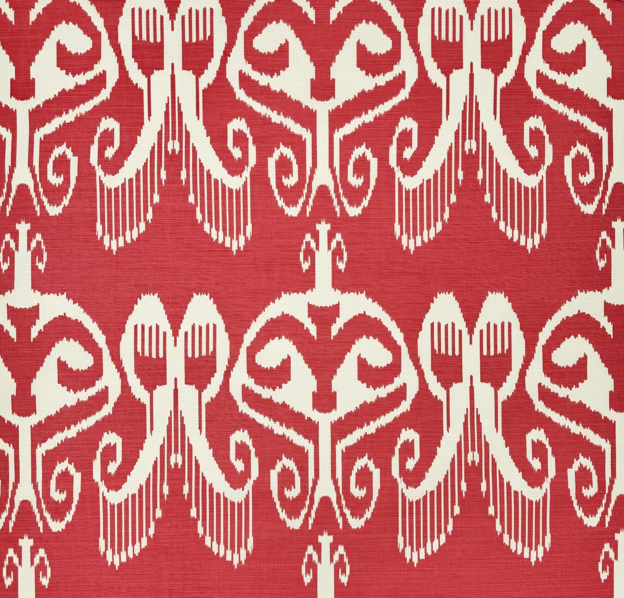Quadrille Fabric: Nomad - Custom Watermelon on Tinted Belgian Linen / Cotton