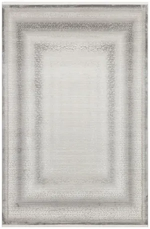 Queen Gray Bamboo Woven Modern Living Room Rug 8115