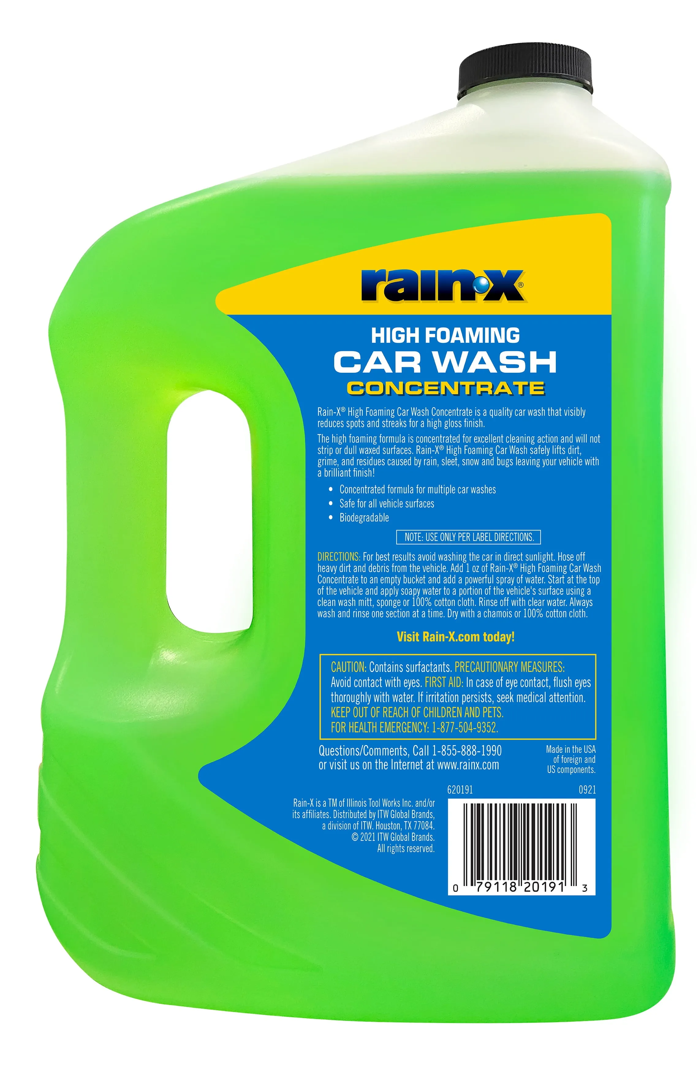 Rain-x Foaming Automotive Truck Car Wash High Foaming Concentrate Soap 100oz