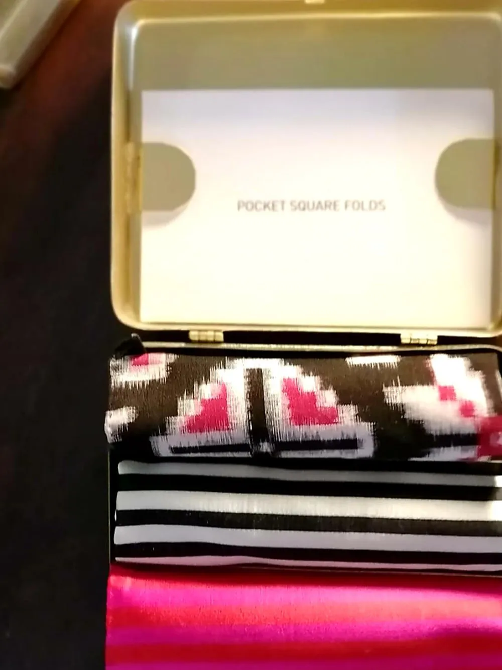 Raw Mango - pocket-square-silk-mushru-mixed-colours-set-of-4