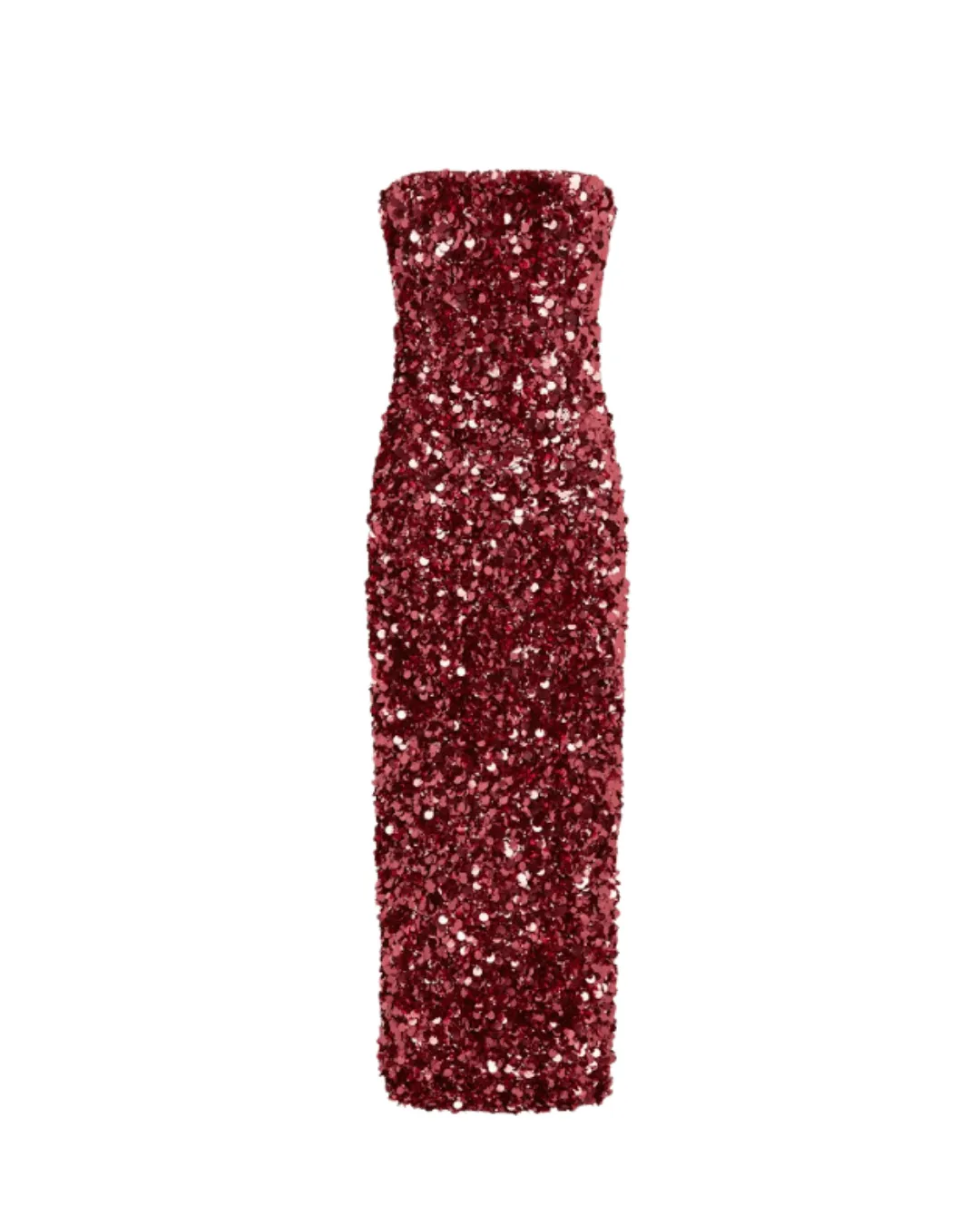 RAYNA SEQUIN BUSTIER MAXI DRESS