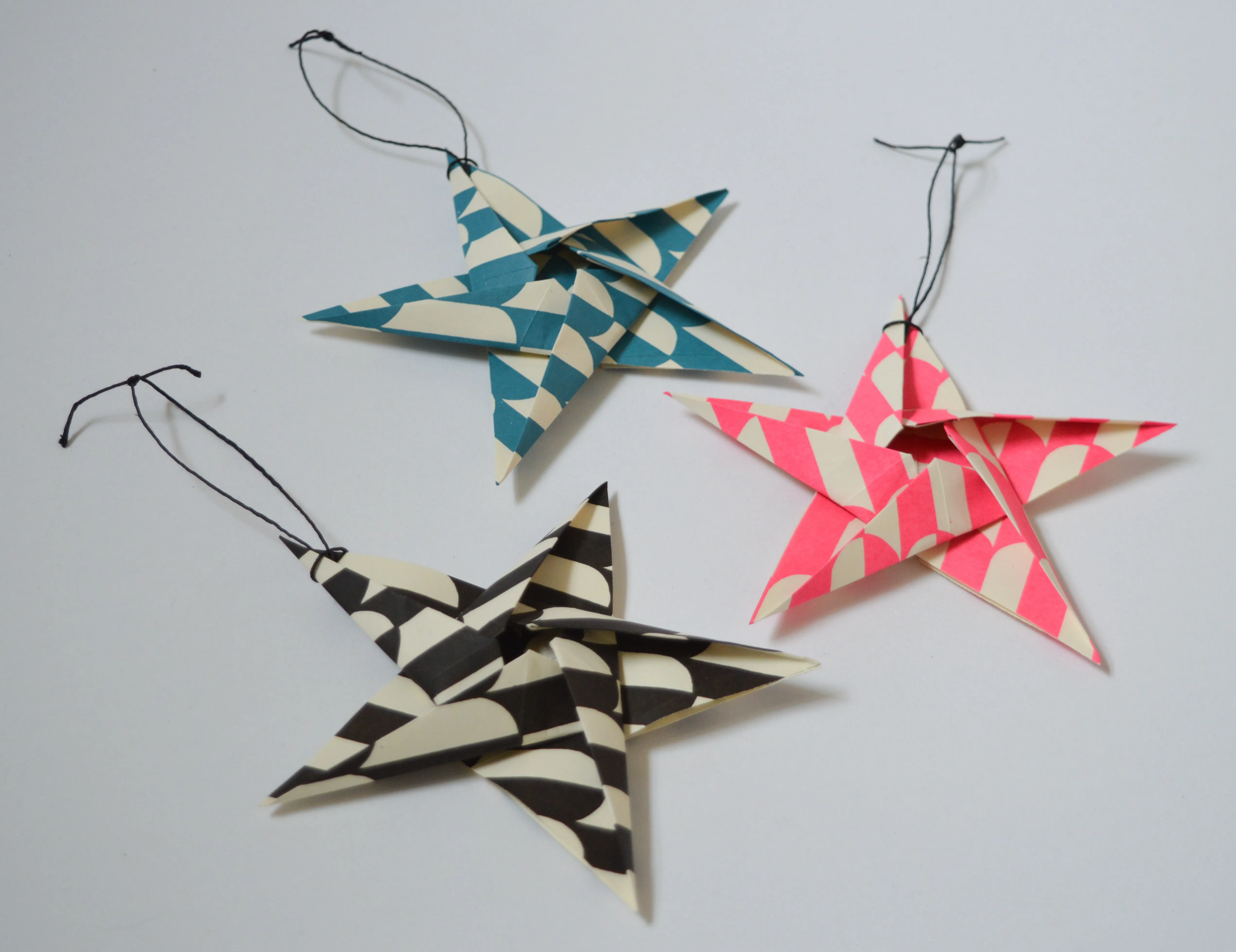 Razzle Screen Printed Origami Star