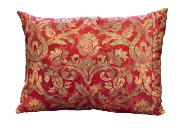 RED and GOLD  FORTUNY Cushion