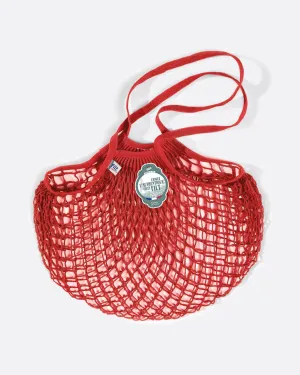 Red Crochet Market Bag