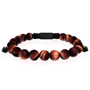 Red Tiger Eye Bead Bracelet - B&B