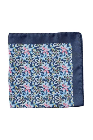 RETRO FLORAL POCKET SQUARE