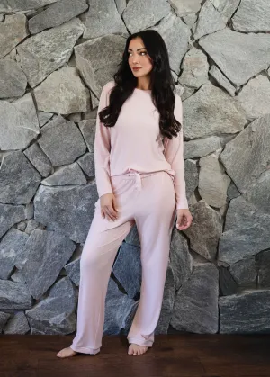 Ribbed Bamboo Long-Sleeve Tee   Pant Set
