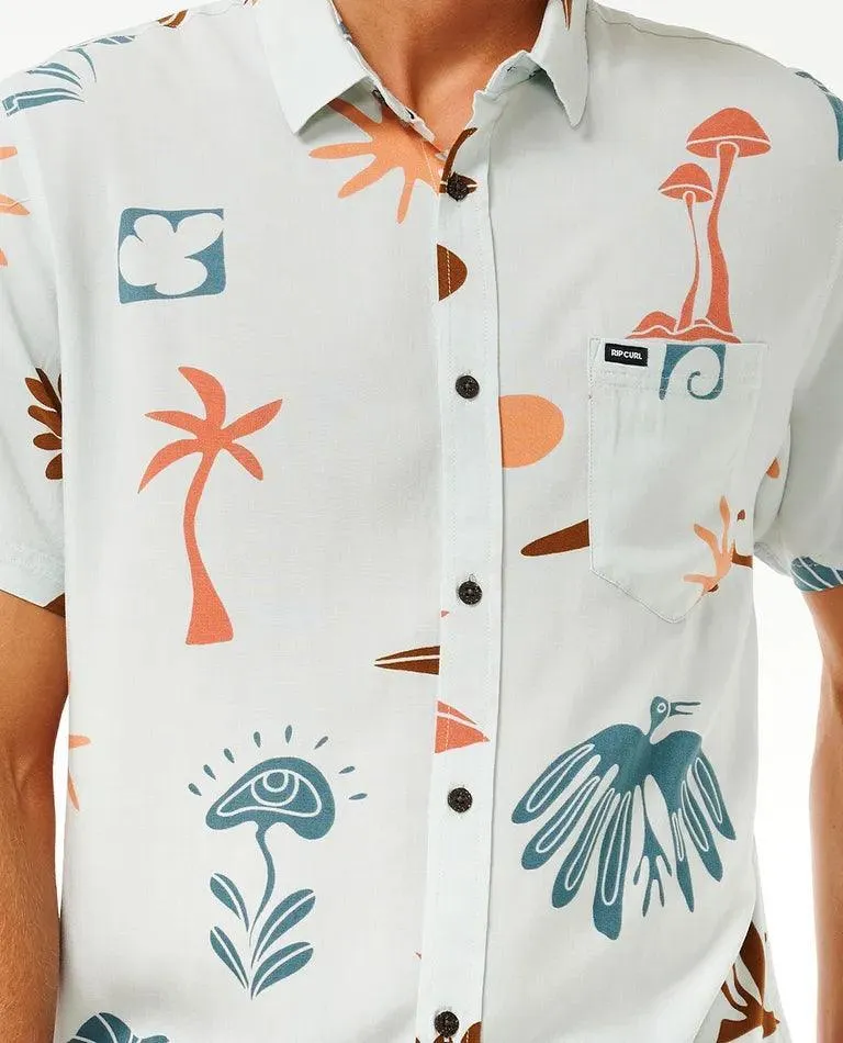 Rip Curl Party Pack Short Sleeve Shirt Mint