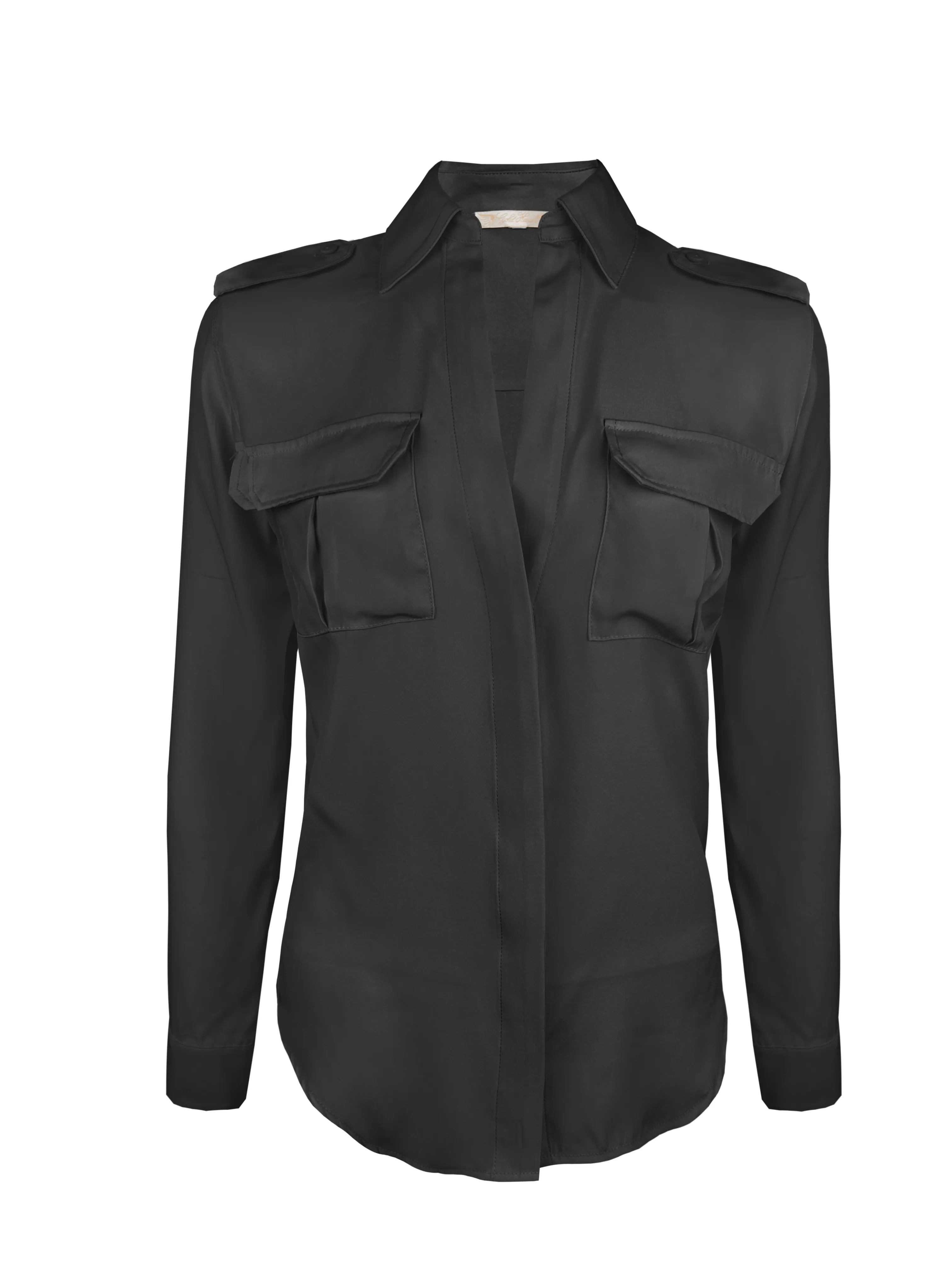 Safari Two Pocket Shirt - Black