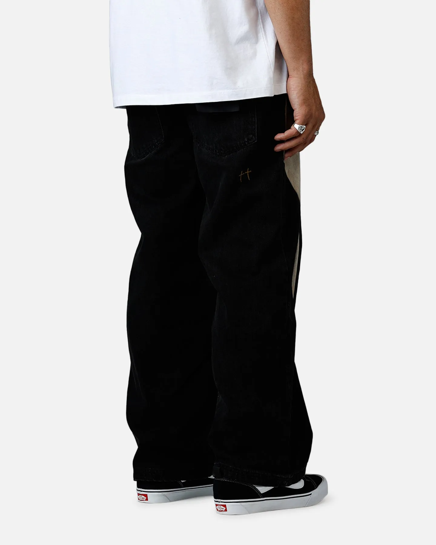 Saint Morta Amplus Workwear Jeans Black/Brown