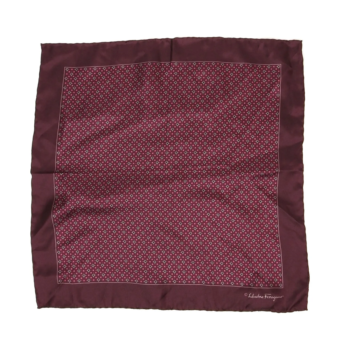 Salvatore Ferragamo Silk Pocket Square
