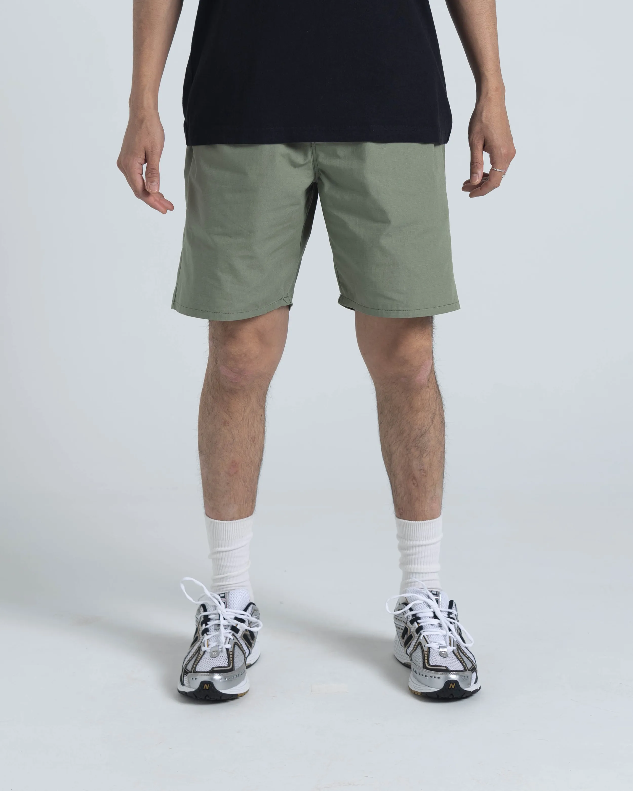SAMPLE SALE: Walk Short 002 - Green Rip Stop