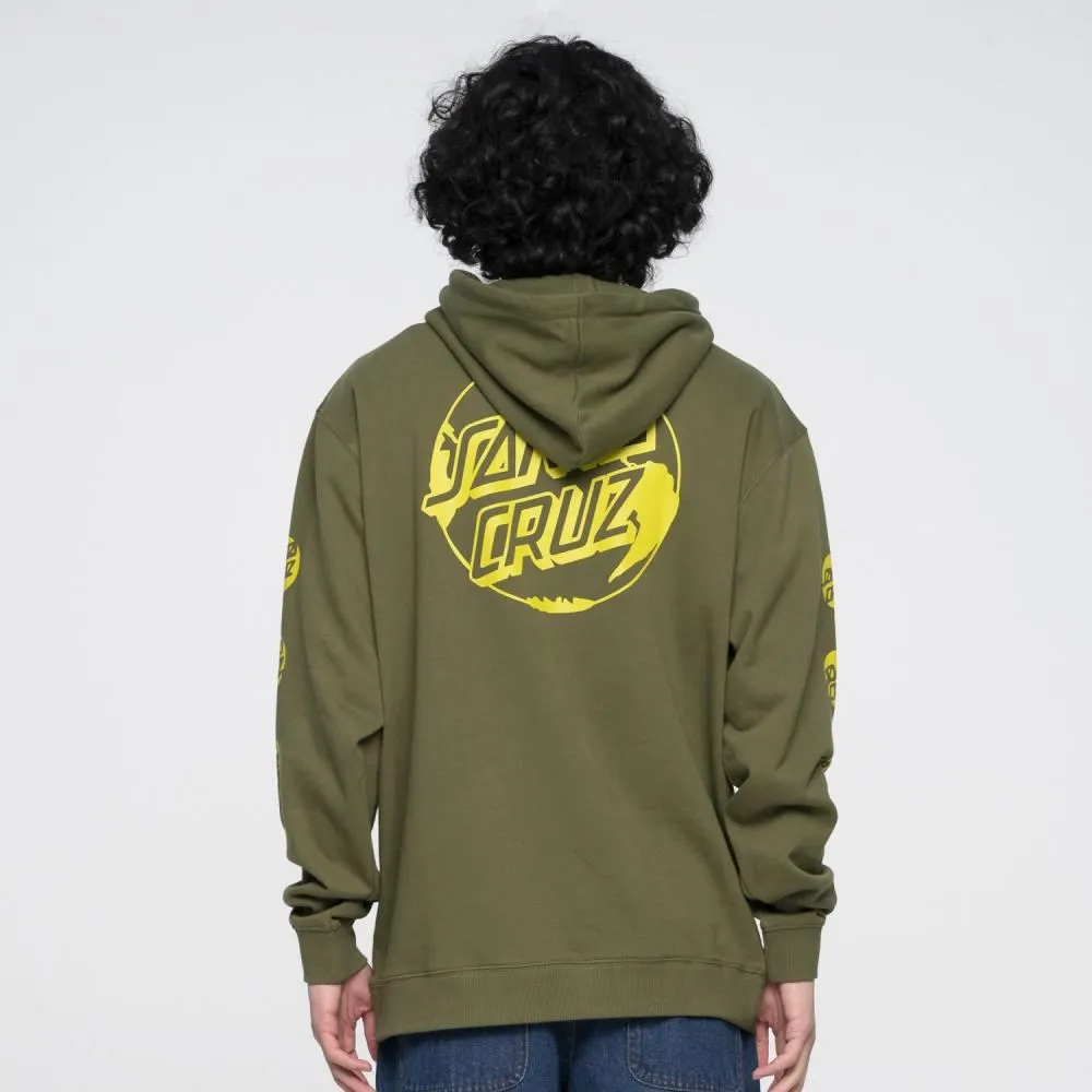 Santa Cruz Hood Planet Dot Hood - Moss