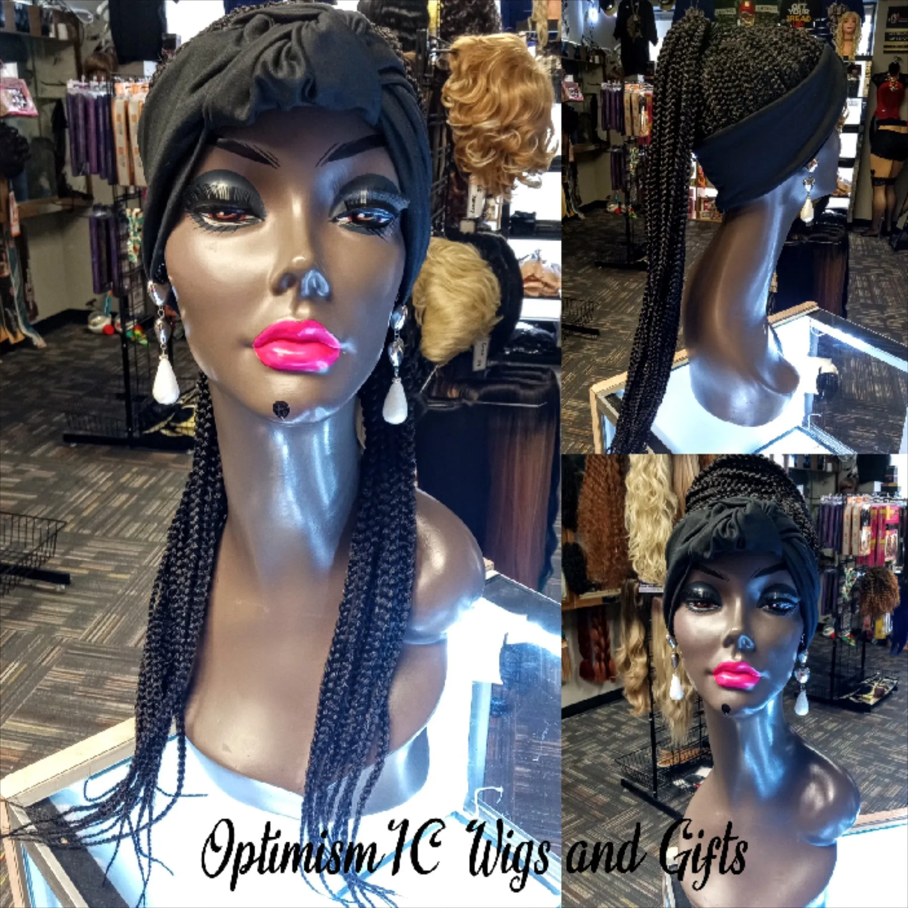 Sashay Braided synthetic headband Wig $25 OptimismIC Wigs and Gifts Shop West St Paul