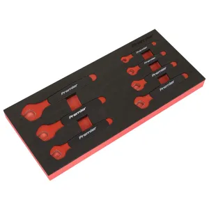 Sealey Premier Insulated Open-End Spanner Set with Tool Tray 7pc VDE Approved