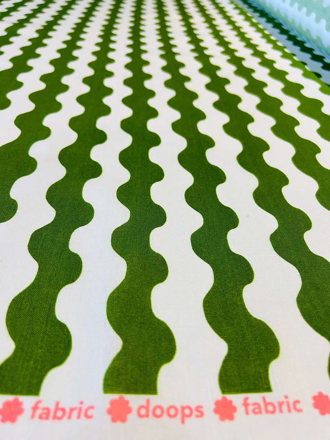 Seaweed organic cotton linen