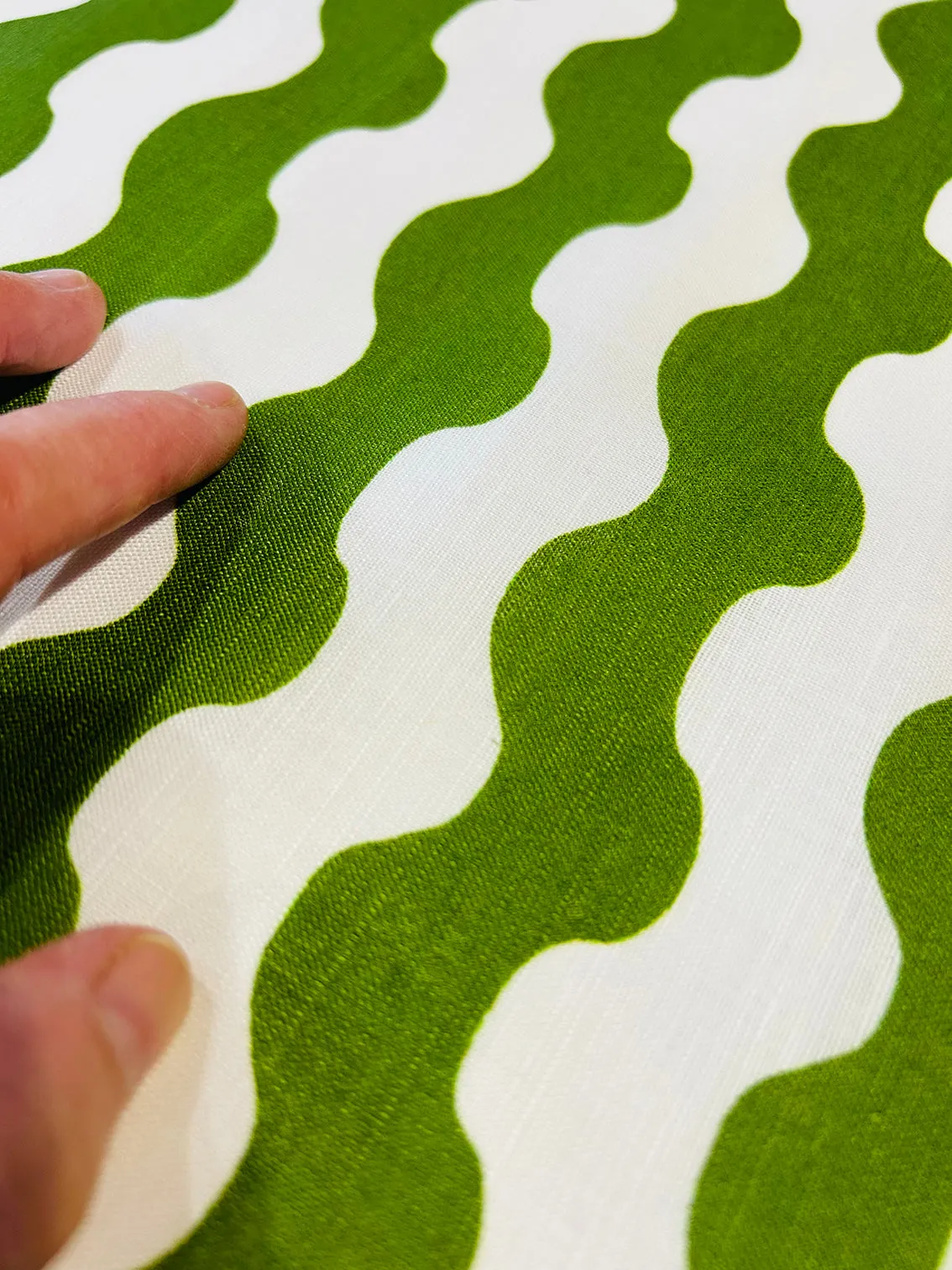 Seaweed organic cotton linen