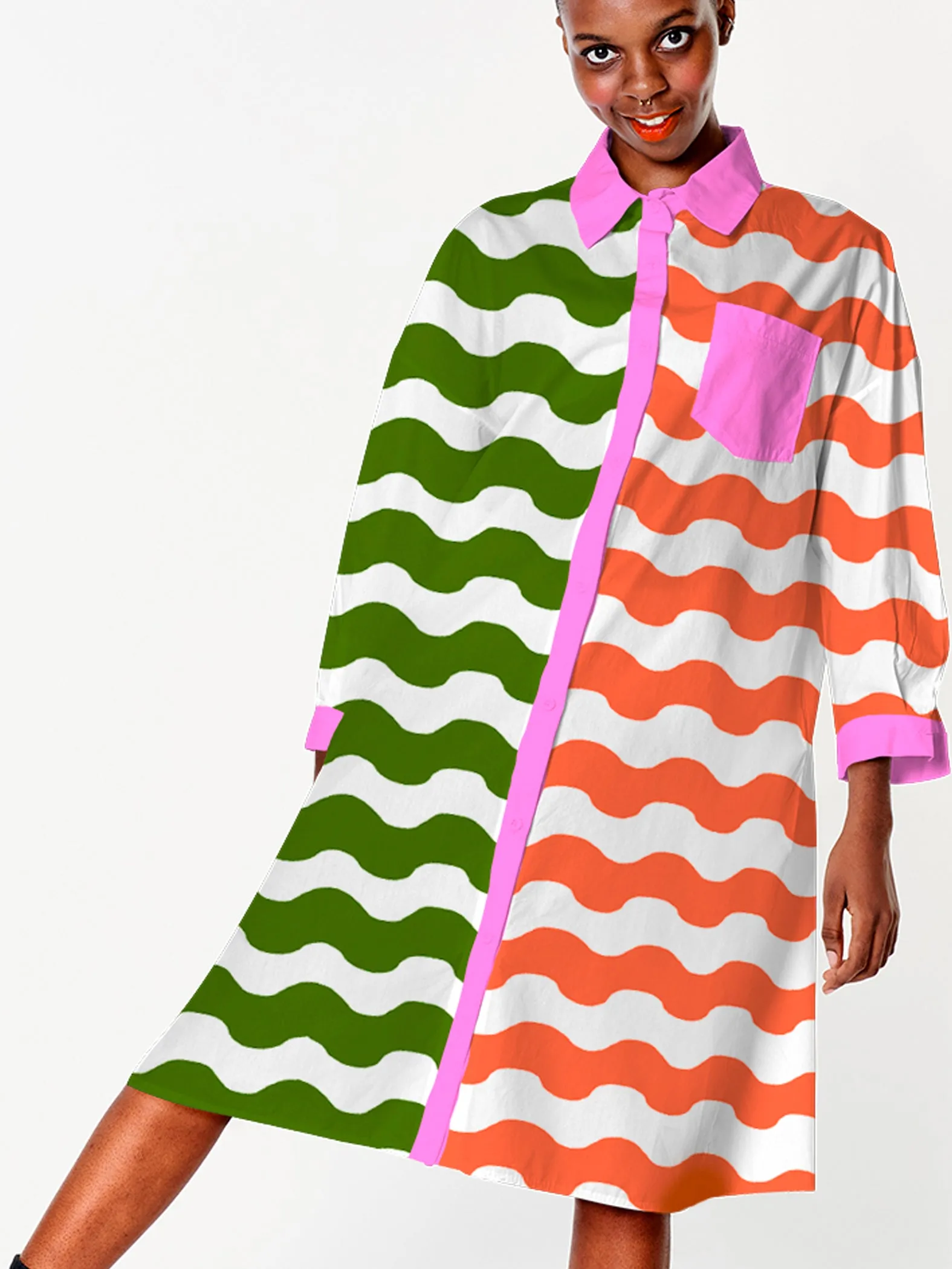 Seaweed organic cotton linen