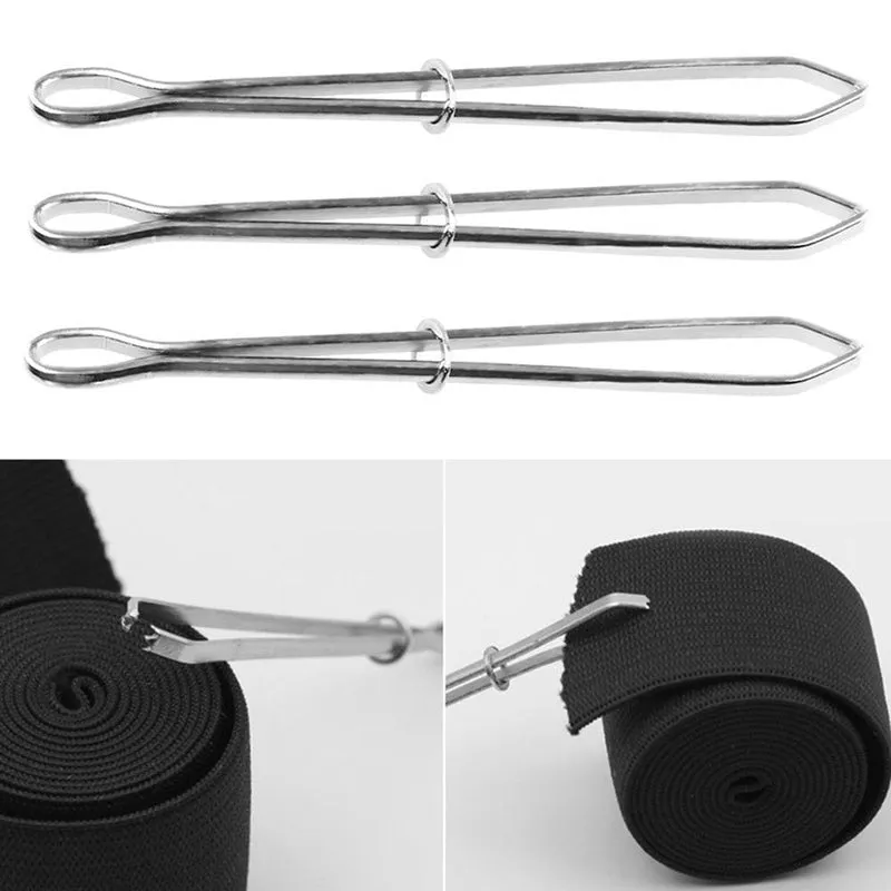 Self-Locking Tweezer DIY Rope Threader Clip (5pcs)
