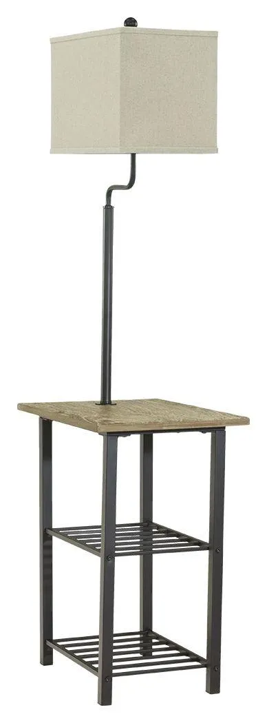 Shianne - Black - Metal Tray Lamp (1/cn)
