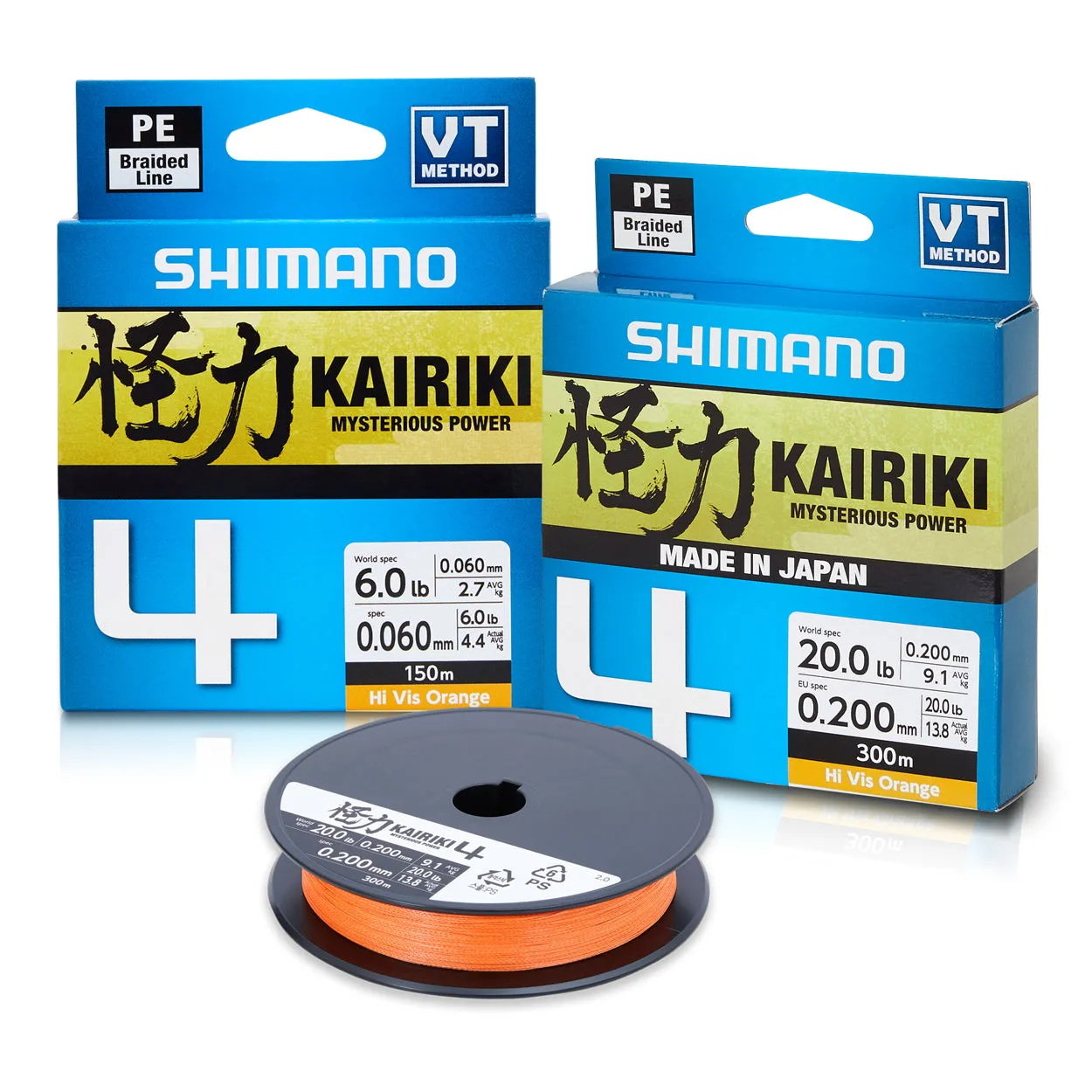 SHIMANO KAIRIKI BRAIDED LINE 4PE