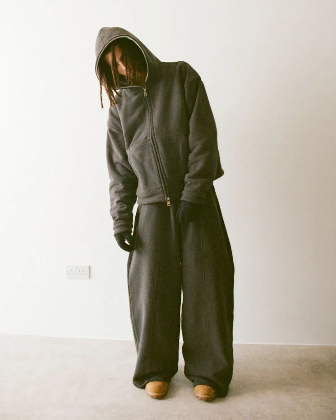 Shinzo Nichijō Wide Leg Washed Black