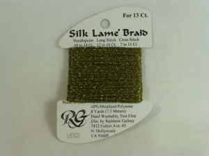 Silk Lame Braid LB103 Olive