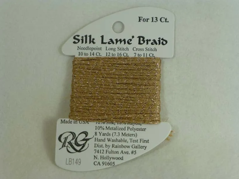 Silk Lame Braid LB149 Desert Sand