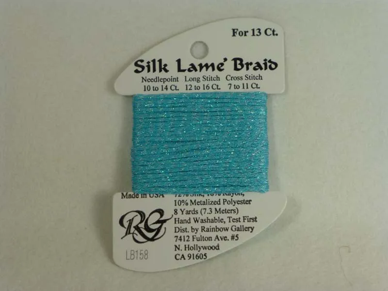 Silk Lame Braid LB158 Capri
