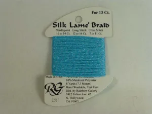 Silk Lame Braid LB51 Turquoise