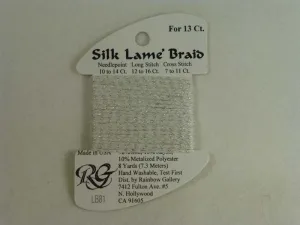 Silk Lame Braid LB81 Platinum