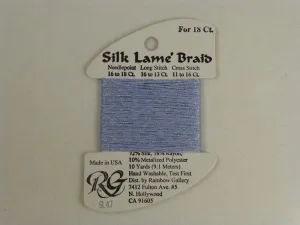 Silk Lame Braid SL47 Lavender Blue