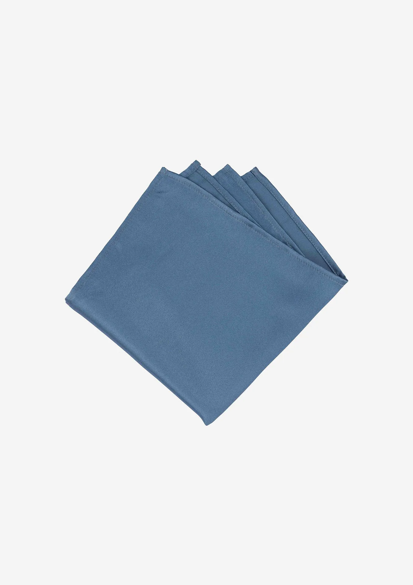 Silk Satin Air Force Blue Pocket Square