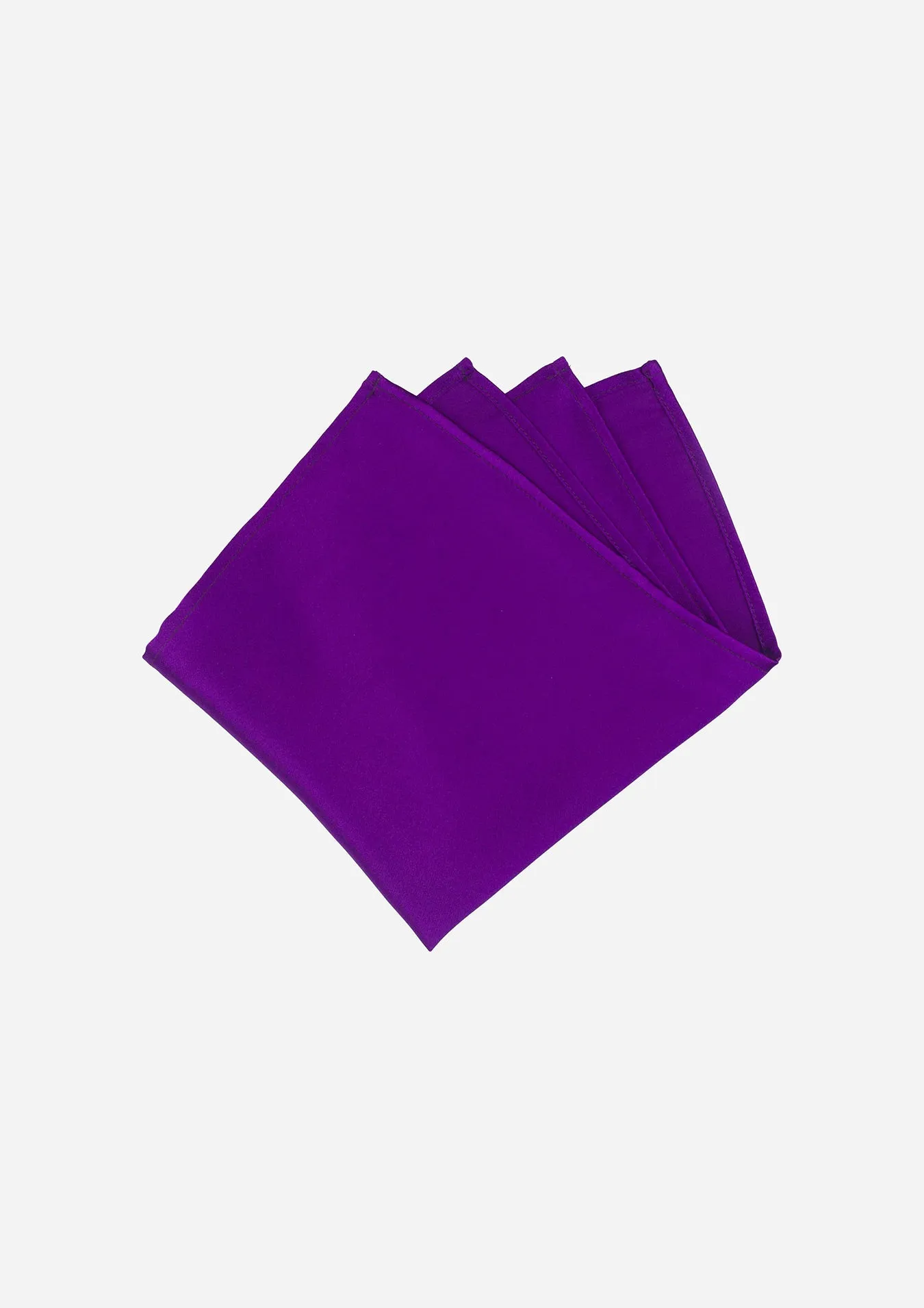 Silk Satin Purple Pocket Square